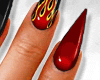 Pointed Nails Fire