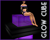 Glow Cube Seat Purple