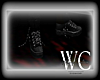DW BLACK PLAID SNEAKERS