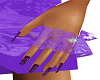 Purple Lace Gloves
