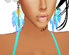 Multi color earrings 
