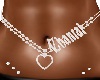 Chantal BellyChainSilver