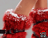 # Fluffy Boots - Red