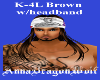 K-4L Brown w/headband