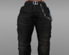 Black Jeans M + Chains