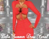 Delia Summer Dress Coral