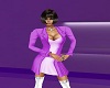 Bea's purple cardigan