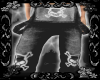 {M}Black Jeans w/Skullz