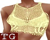 Yellow Crochet Top