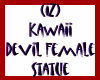 Kawaii Devil Girl Statue