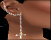 Cross Chained Earrings