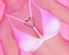 S! Leather Heart White