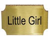 Little Girl wall plaque