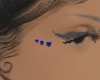 B facial piercing