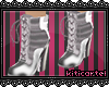 *kc* booties silver