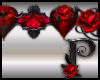 ~P~Red Rose Heart Scroll