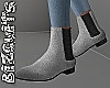 Silver/Black Boots