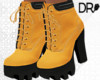 DR- Yellow ankle boots