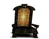 black gold throne