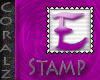 Pink "E" Stamp