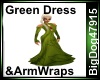 [BD]GreenDress&ArmWraps