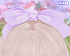 w. Lilac Hair Bow