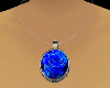 Blue Rose Necklace 1