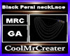 Black Peral neckLace