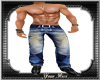 *YR*Muscle jeans blue