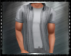 Grey Stripe Shirt + Tshi