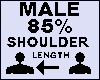 Shoulder Scaler 85% Male