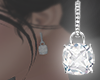 Diamond drop earring