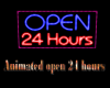 Animated Open 24 hours