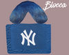 NY Fur Bag Blue. B