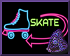 Request Neon Skate Sign