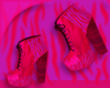 *SC*Pink Zebra Boots