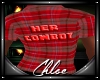 Her Cowboy Red Top