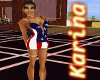 -K- Mini Dress US Flag