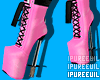 !! Goth Boots Pink
