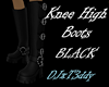 Knee High BLACK boots