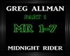 Greg Allman~Midnight R 1