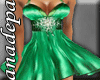 [A&P]Green short dress