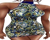 ROYAL BLUE SHAWL DRESS