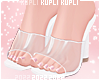 $K Transparent Heels