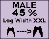 Leg Thigh Scaler 45% XXL