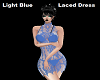 L/Blue Laced RL Dress