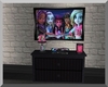 Girl TV & Black Dresser
