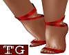 Pixie Heels Red
