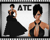 XXL Tiffinie Black Gown