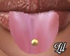 :P Tongue & Gold stud